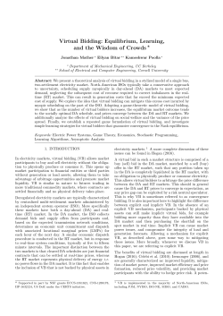 Virtual Bidding: Equilibrium, Learning, and the Wisdom