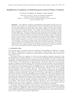 Equilibrium Conditions of Radiofrequency-heated Plasma