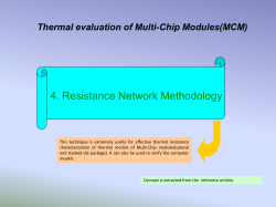 Thermal evaluation of Multi