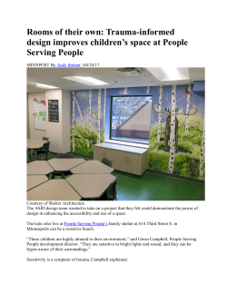 Rooms of their own - People Serving People