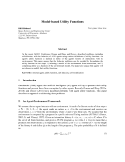 Model-based Utility Functions