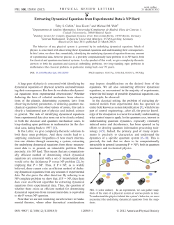 Extracting Dynamical Equations from Experimental Data is NP Hard