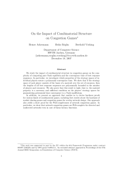 On the Impact of Combinatorial Structure on