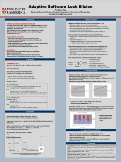 Adaptive software lock elision