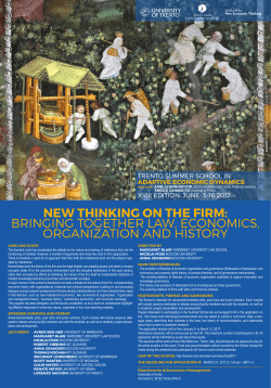 new thinking on the firm: bringing together law, economics