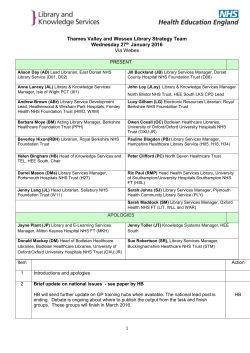 TVW library managers` meeting minutes Jan 2016 () 956.3 KB