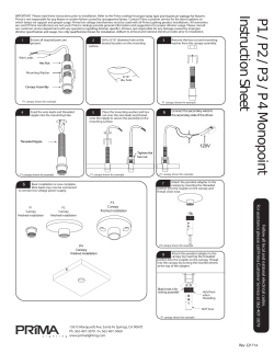 P1 / P2 / P3 / P4 Monopoint Instruction Sheet