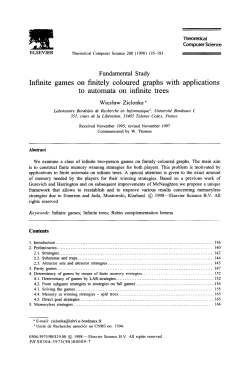 Infinite games on to finitely coloured graphs with applications