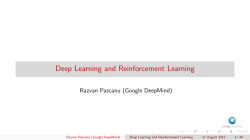 Deep Learning and Reinforcement Learning