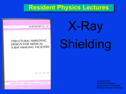 Shielding - Department of Radiology