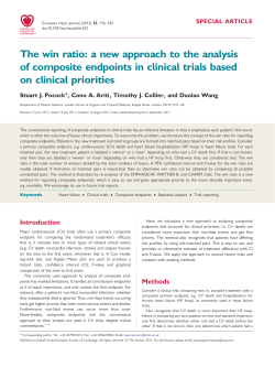 The win ratio: a new approach to the analysis of composite