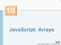 Arrays