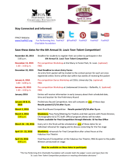 Stay Connected and Informed: FPACF Website: www.FoxPACF.org