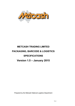 Trade unit packaging