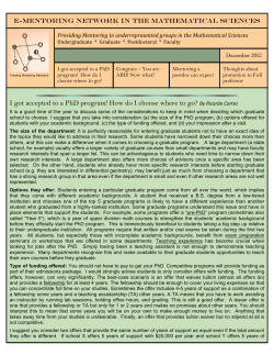 I got accepted to a PhD program!