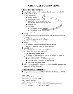 CHAPTER 1->3 lecture notes