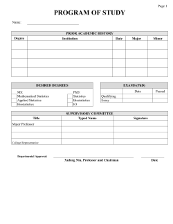 Page 1 of - FSU | Department of Statistics