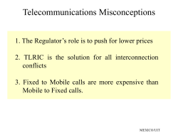 Telecommunications Misconceptions