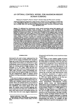 an optimal control model for maximum-height