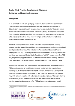 PDE-Guidance - Skills for Care