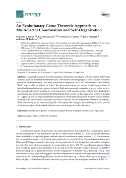 An Evolutionary Game Theoretic Approach to Multi-Sector