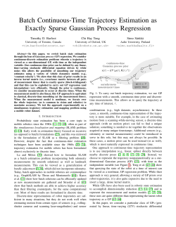 Batch Continuous-Time Trajectory Estimation as Exactly Sparse
