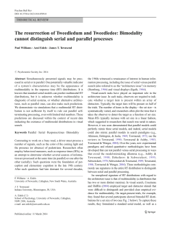 The resurrection of Tweedledum and Tweedledee: Bimodality