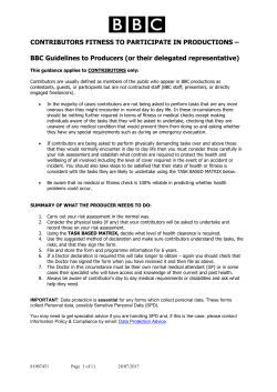 fitness to participate