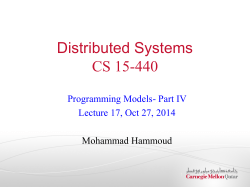 Aspect Hadoop MapReduce Pregel Programming Model