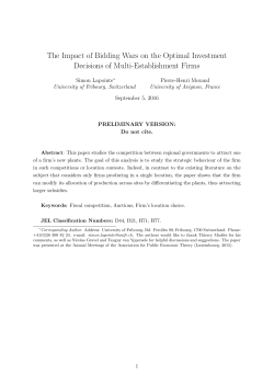 The Impact of Bidding Wars on the Optimal
