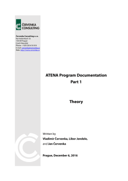 ATENA Theory Manual - Cervenka Consulting