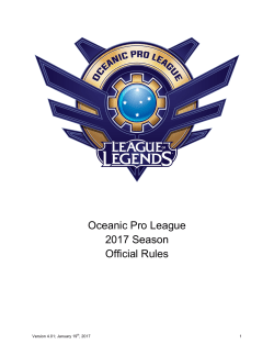 2017 OPL Rule Set 1.0 Final