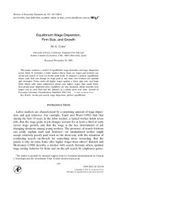 Equilibrium Wage Dispersion, Firm Size, and Growth