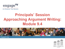 Presentation: Introduction to Writing