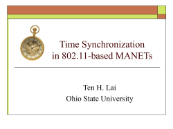 Clock Synchronization in 802.11