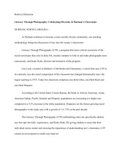 Rebecca Dickerson Literacy Through Photography: Celebrating