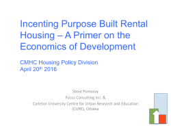 Operating Budget (NOI) - Focus Consulting Inc.