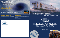Clinton Center Field Trip Guide