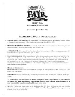 Tables and chairs: These items are not provided, but can be rented