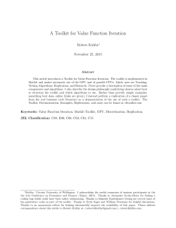 A Toolkit for Value Function Iteration