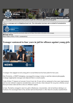 Teenager sentenced to four years in jail for offences against young