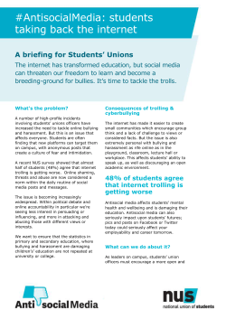 A briefing for Students` Unions