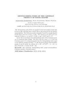 distinguishing index of the cartesian product of finite graphs
