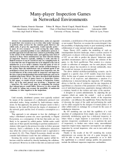 Many-player Inspection Games in Networked Environments