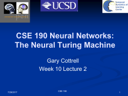 The Neural Turing Machine