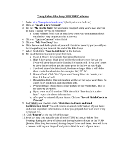 Step by Step Check in Process