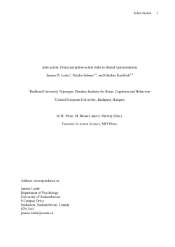 Joint action - JDLoehr.Net