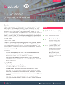 CPG Advertiser