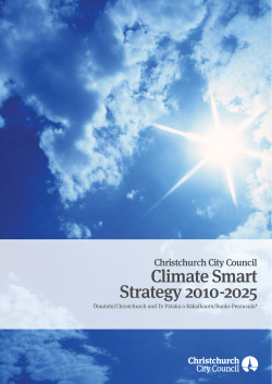 Climate Smart Strategy 2010-2025
