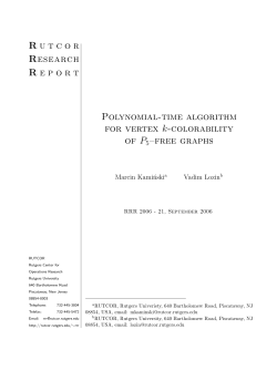 Polynomial-time algorithm for vertex K-colorability of P5-free